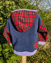 Load image into Gallery viewer, Kid&#39;s fleece hoodie with Scottish thistle
