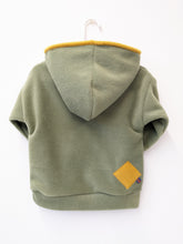 Load image into Gallery viewer, Kids green hoodie with pocket.
