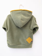 Load image into Gallery viewer, Kids green hoodie with pocket.
