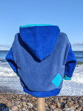 Load image into Gallery viewer, Kid's fleece hoodie with dinosaur