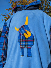 Load image into Gallery viewer, Highland Coo hoodie, sky blue
