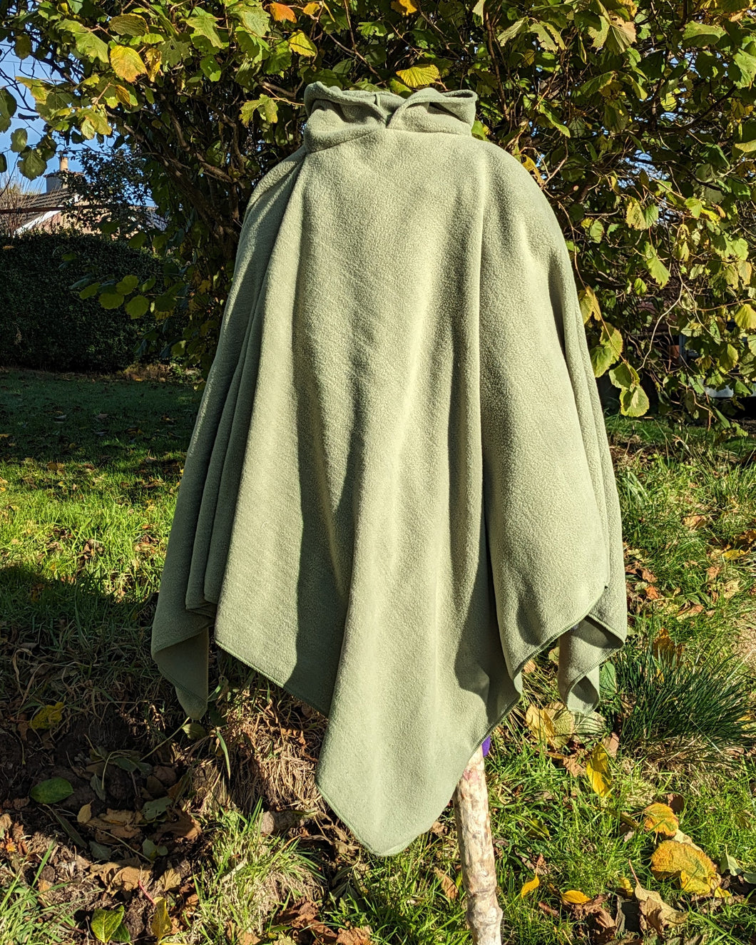 Grown up's camp blanket poncho