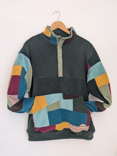 Load image into Gallery viewer, Popper top - forest green patchwork
