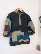 Load image into Gallery viewer, Popper top - forest green patchwork
