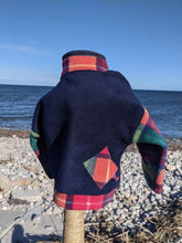 Load image into Gallery viewer, Navy and tartan
