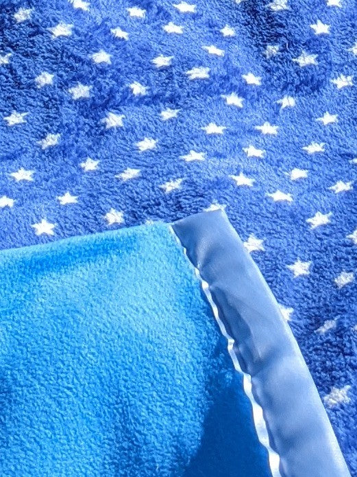 Blanket, blue star